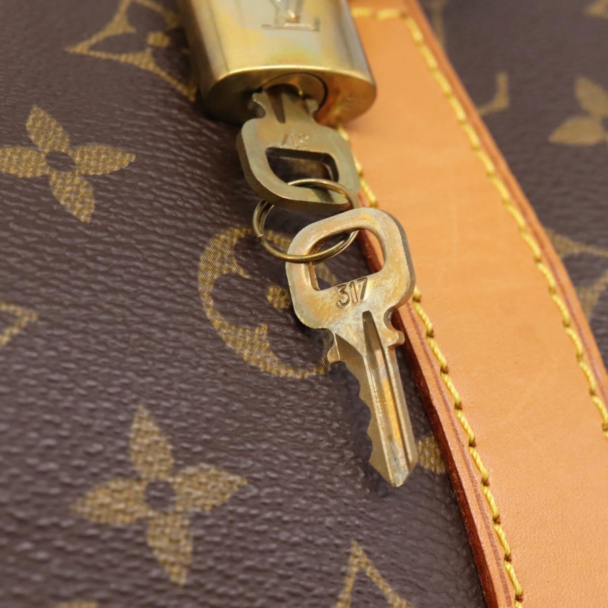 LOUIS VUITTON Monogram Keepall Bandouliere 55 Boston Bag M41414 Auth 205124SAV