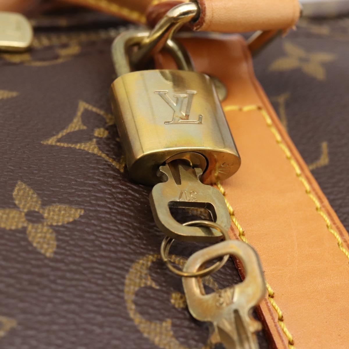 LOUIS VUITTON Monogram Keepall Bandouliere 55 Boston Bag M41414 Auth 205124SAV