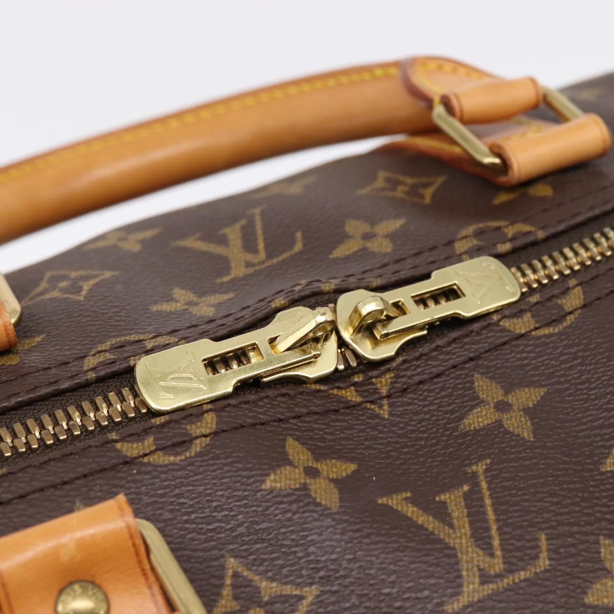 LOUIS VUITTON Monogram Keepall Bandouliere 55 Boston Bag M41414 Auth 205124SAV