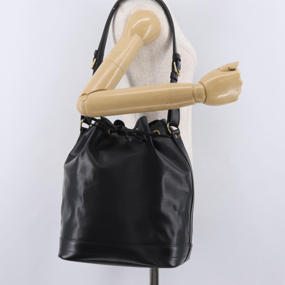 LOUIS VUITTON Epi Noe Shoulder Bag Black M44002 LV Auth 205126V
