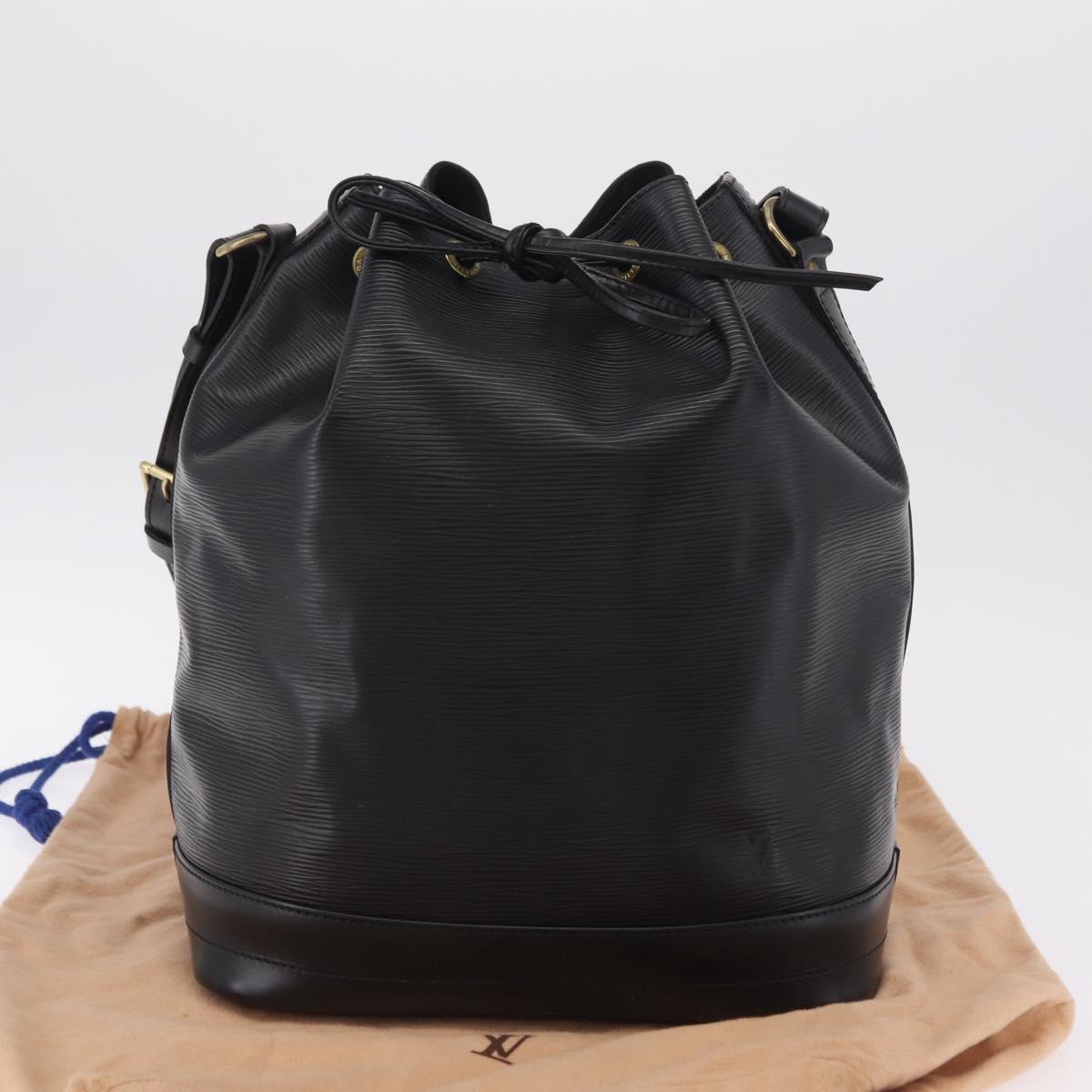 LOUIS VUITTON Epi Noe Shoulder Bag Black M44002 LV Auth 205126V