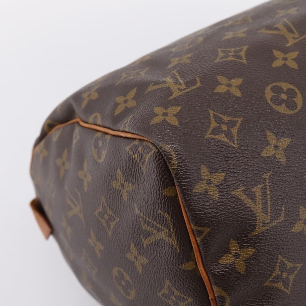 LOUIS VUITTON Monogram Speedy 30 Hand Bag M41526 LV Auth 205127