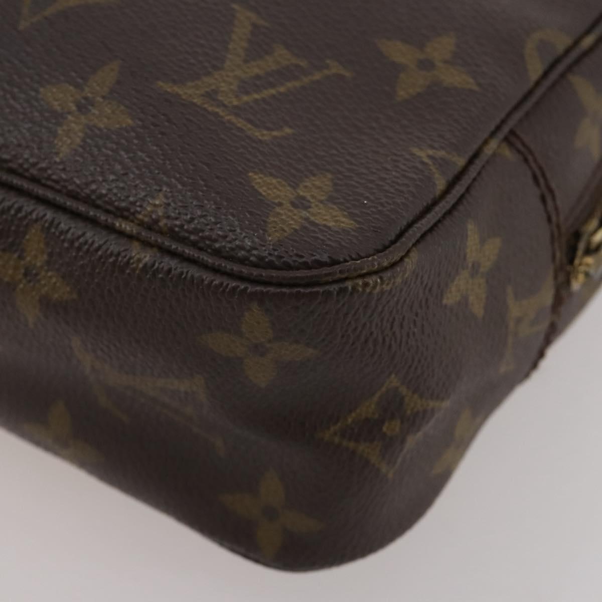 LOUIS VUITTON Monogram Trousse Toilette 23 Clutch Bag M47524 LV Auth 205129