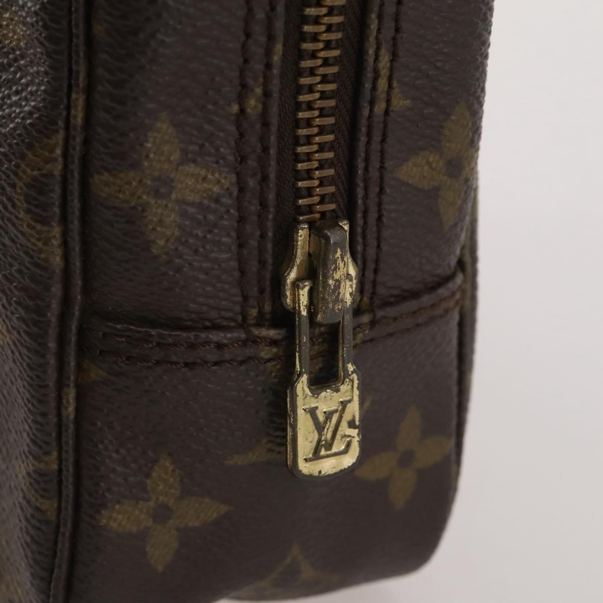LOUIS VUITTON Monogram Trousse Toilette 23 Clutch Bag M47524 LV Auth 205129