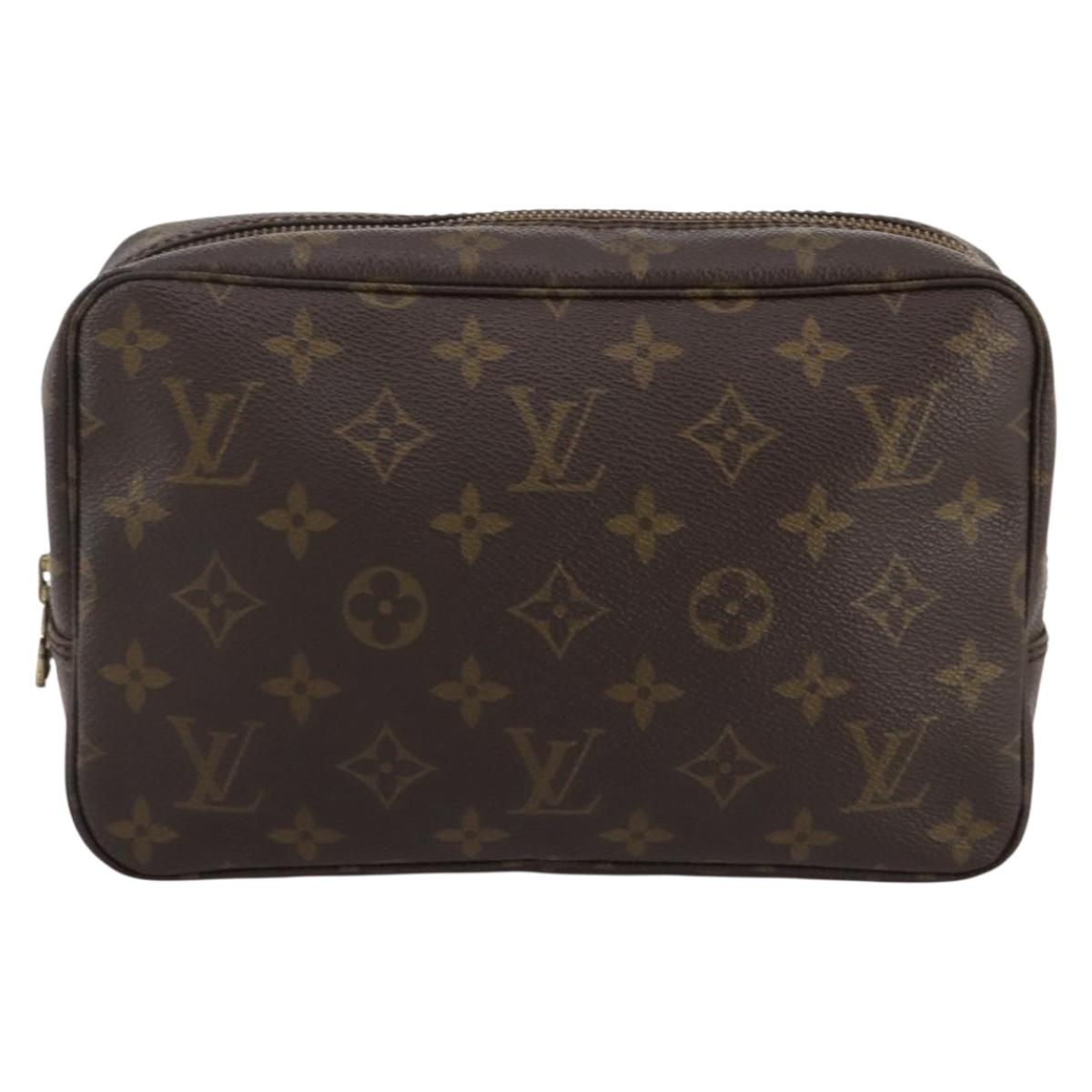 LOUIS VUITTON Monogram Trousse Toilette 23 Clutch Bag M47524 LV Auth 205129