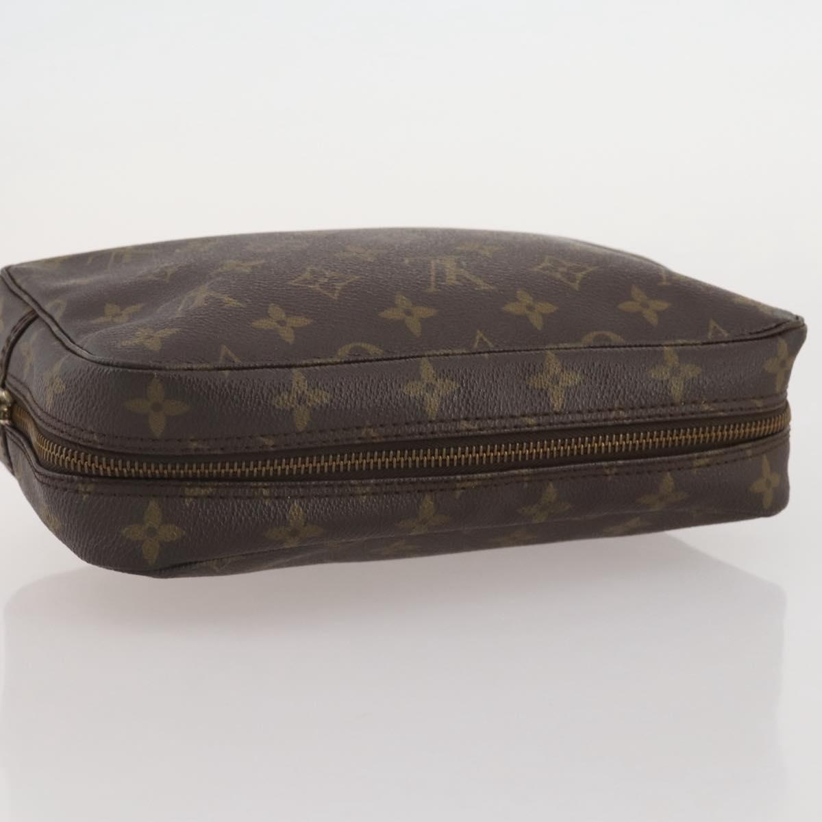 LOUIS VUITTON Monogram Trousse Toilette 23 Clutch Bag M47524 LV Auth 205129