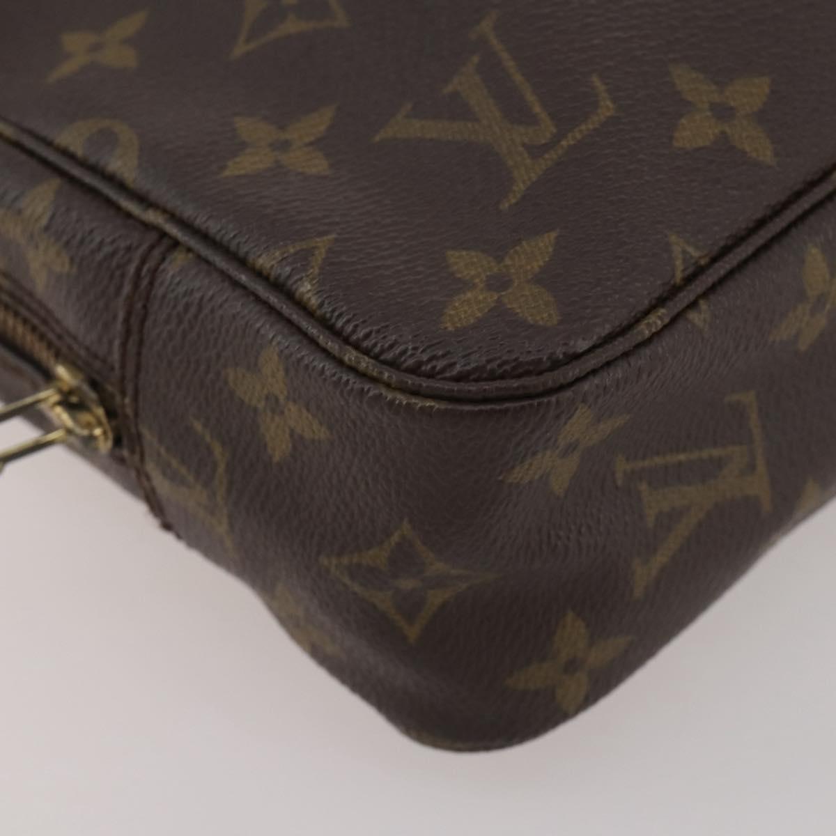 LOUIS VUITTON Monogram Trousse Toilette 23 Clutch Bag M47524 LV Auth 205129
