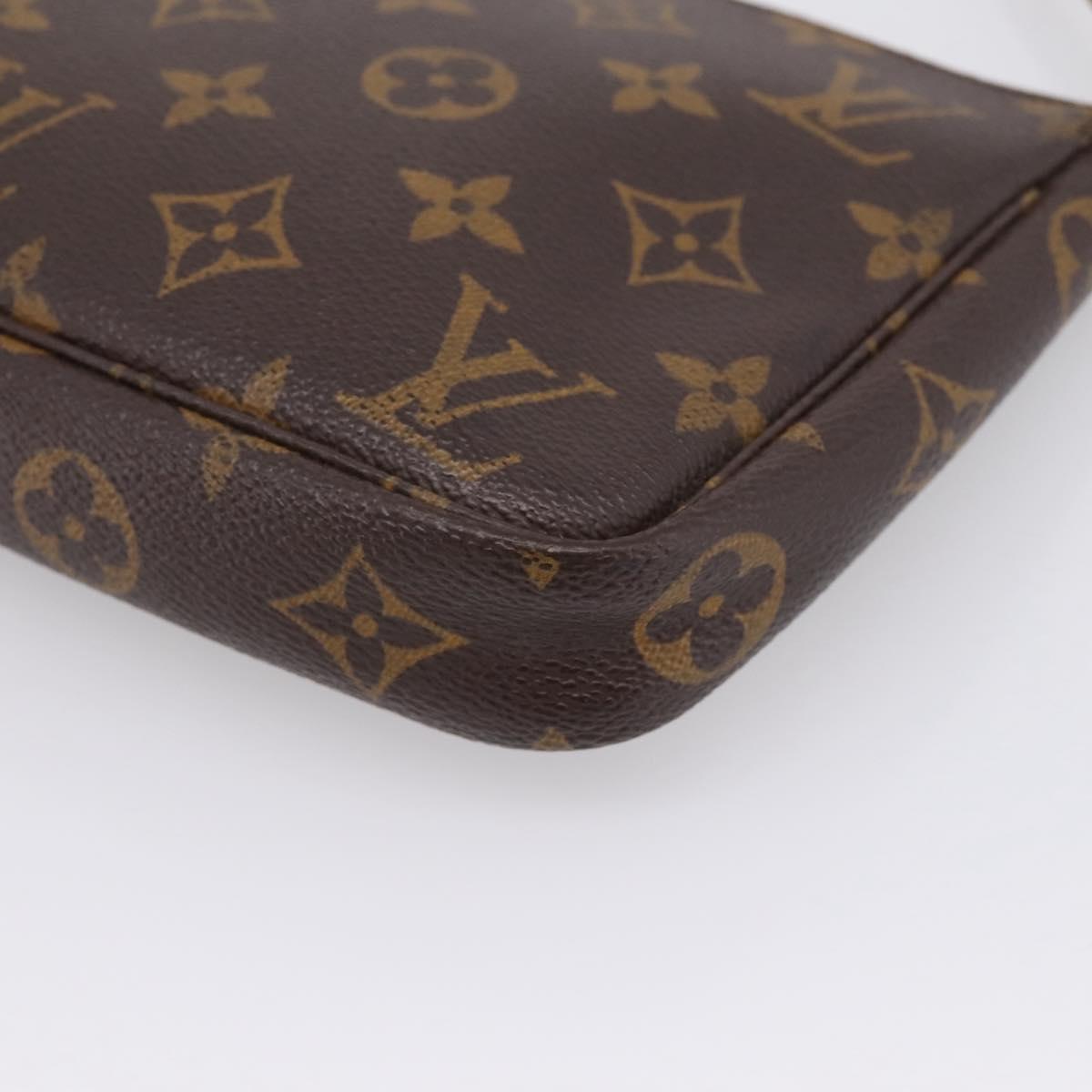 LOUIS VUITTON Monogram Pochette Accessoires Pouch M51980 LV Auth 205132
