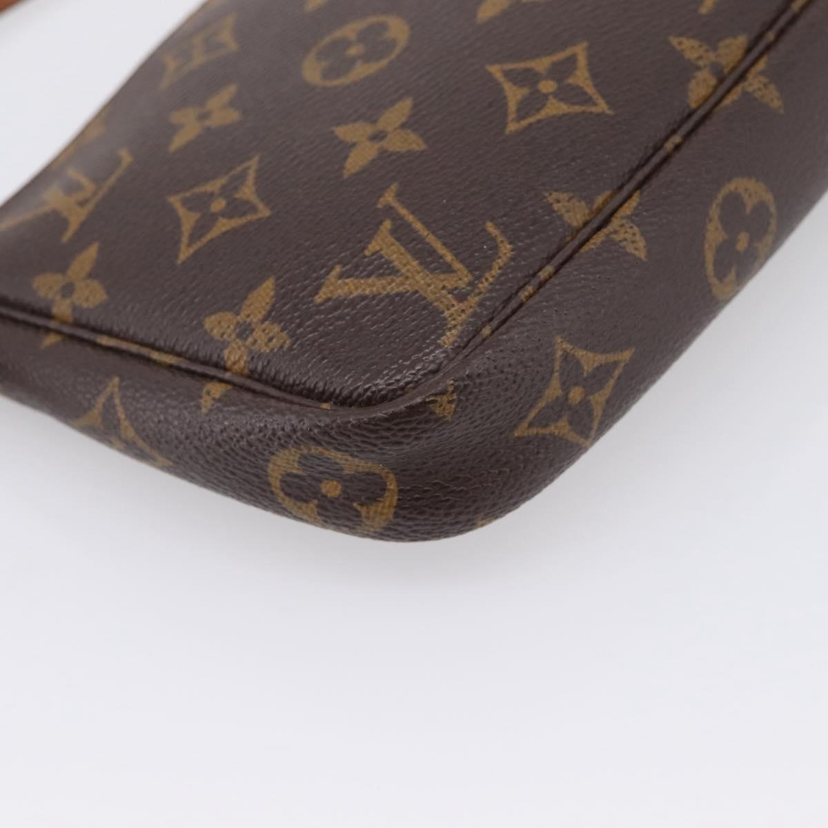 LOUIS VUITTON Monogram Pochette Accessoires Pouch M51980 LV Auth 205132