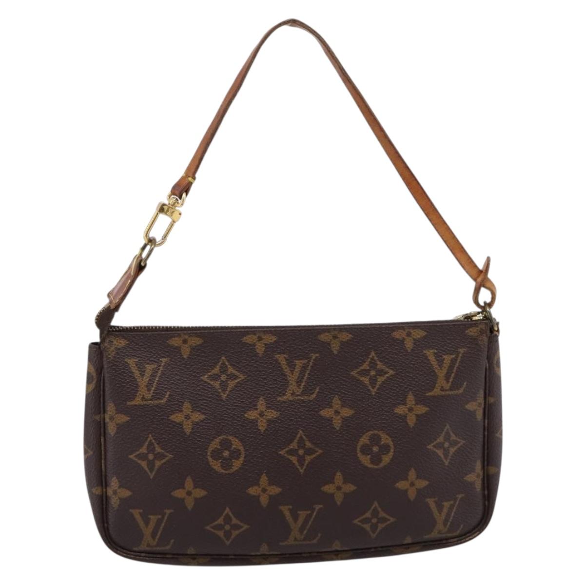 LOUIS VUITTON Monogram Pochette Accessoires Pouch M51980 LV Auth 205132