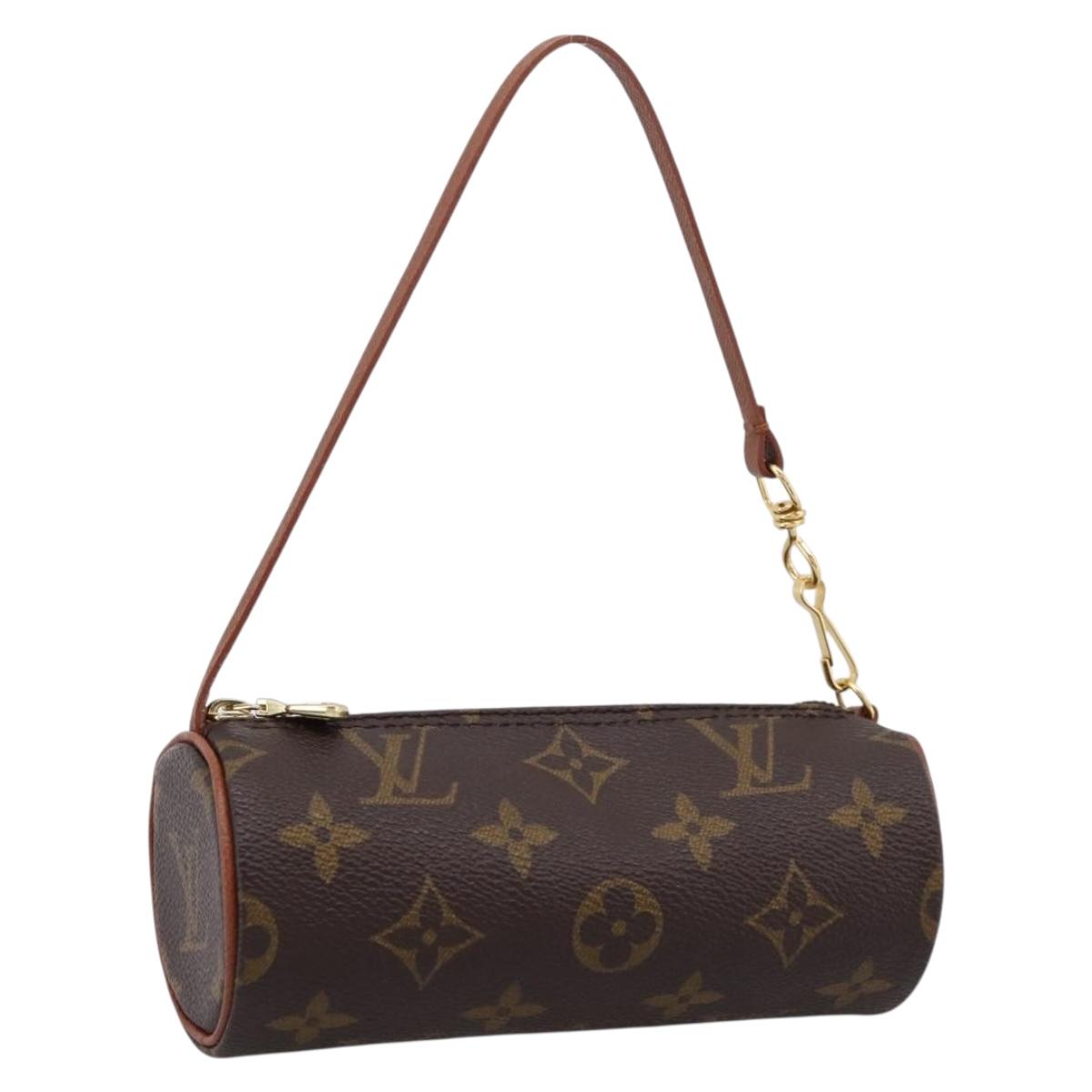 LOUIS VUITTON Monogram Papillon Pouch LV Auth 205133A