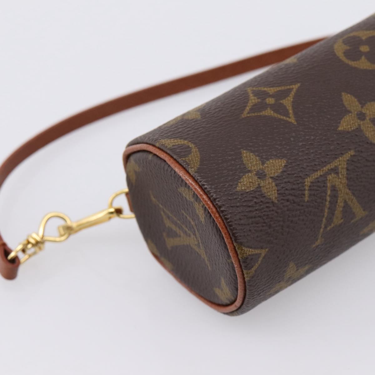 LOUIS VUITTON Monogram Papillon Pouch LV Auth 205133A