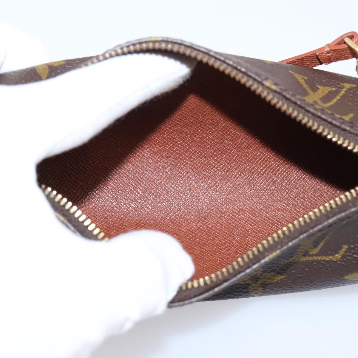 LOUIS VUITTON Monogram Papillon Pouch LV Auth 205133A
