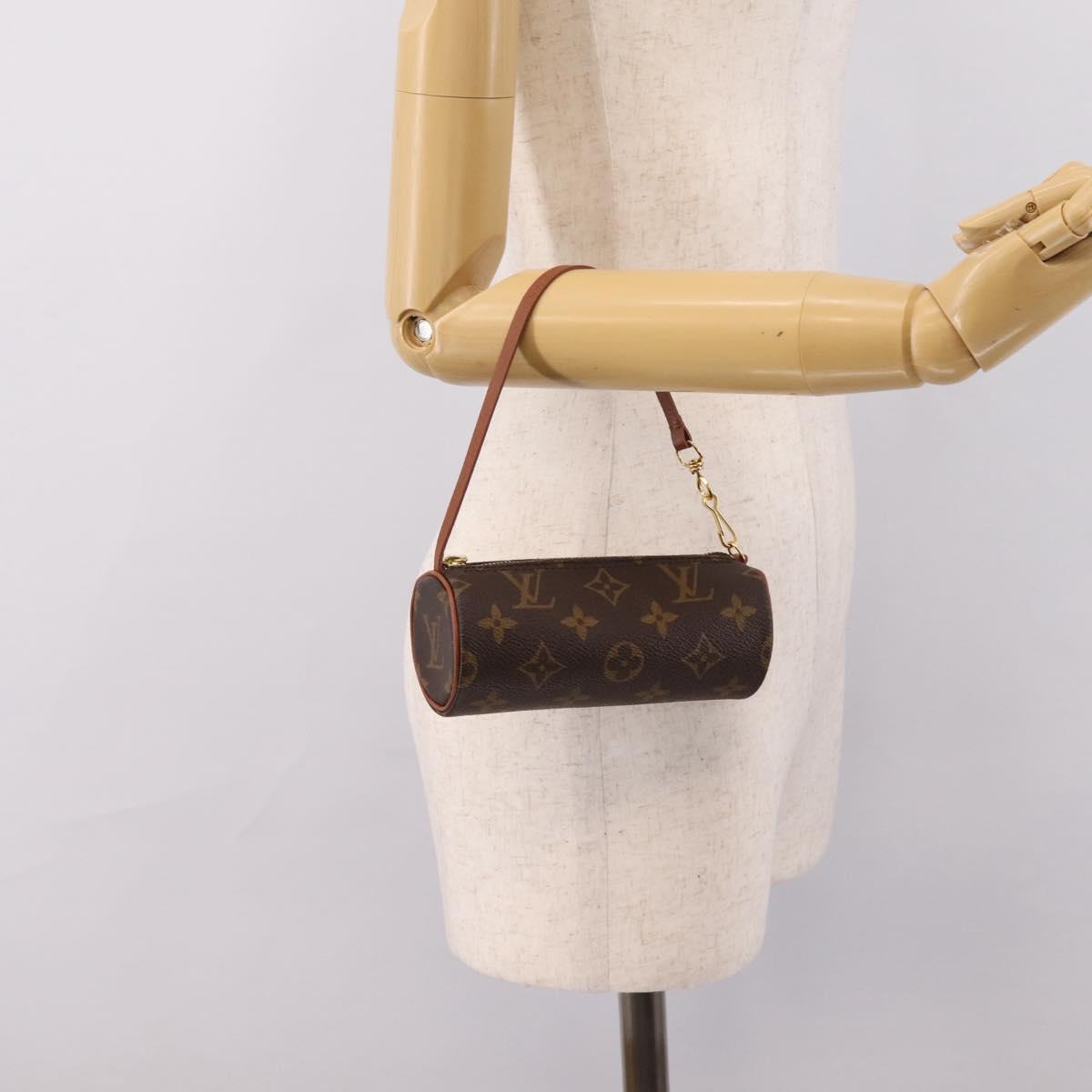 LOUIS VUITTON Monogram Papillon Pouch LV Auth 205133A