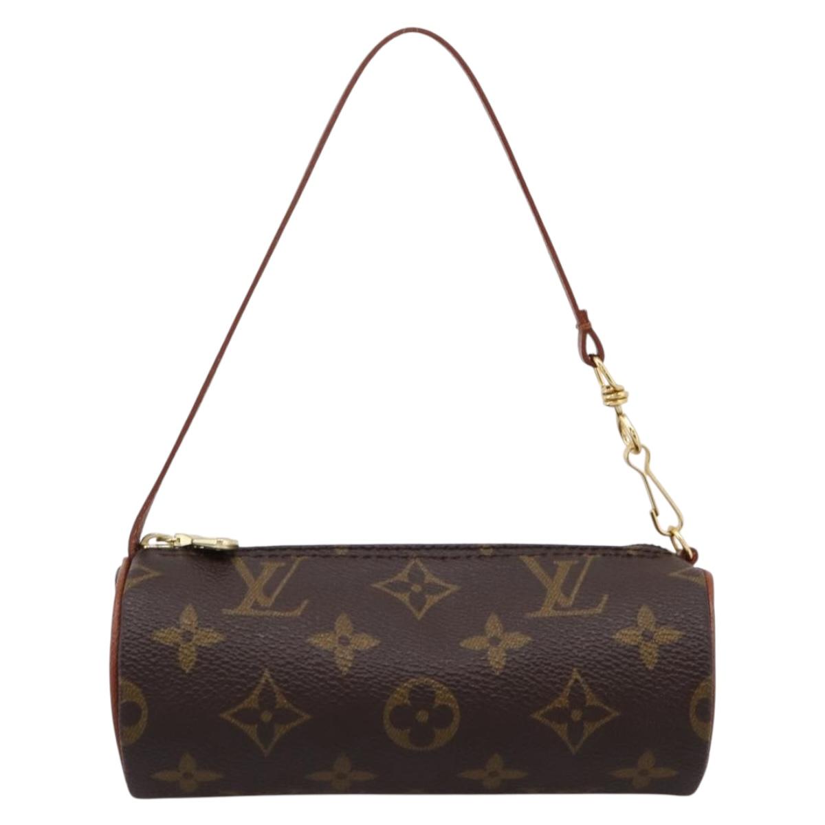 LOUIS VUITTON Monogram Papillon Pouch LV Auth 205133A