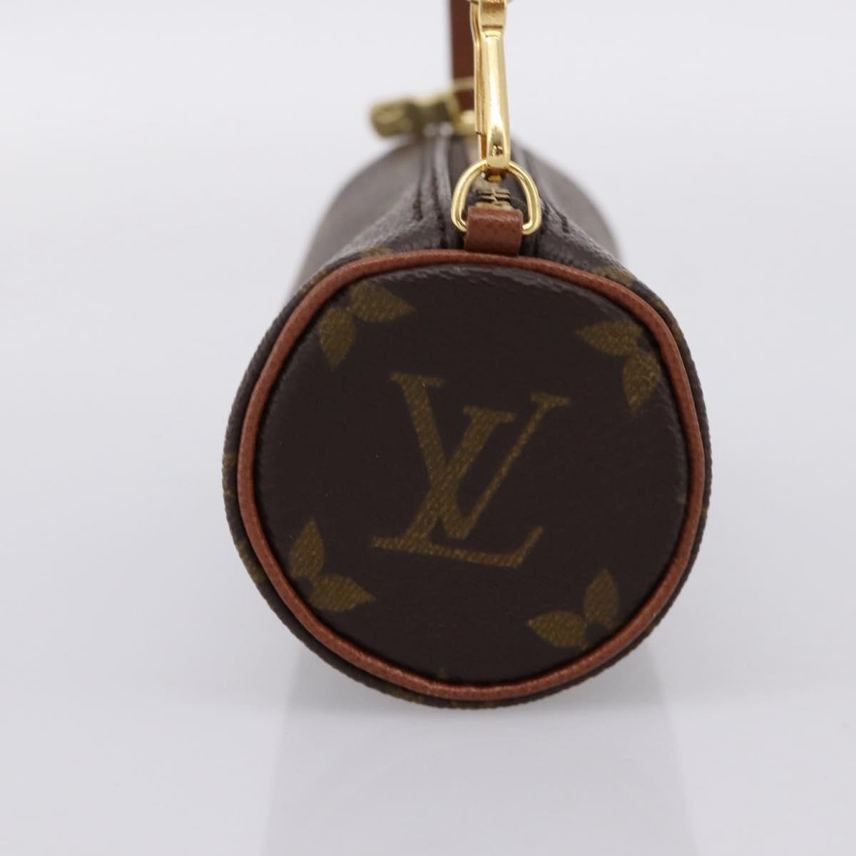 LOUIS VUITTON Monogram Papillon Pouch LV Auth 205133A