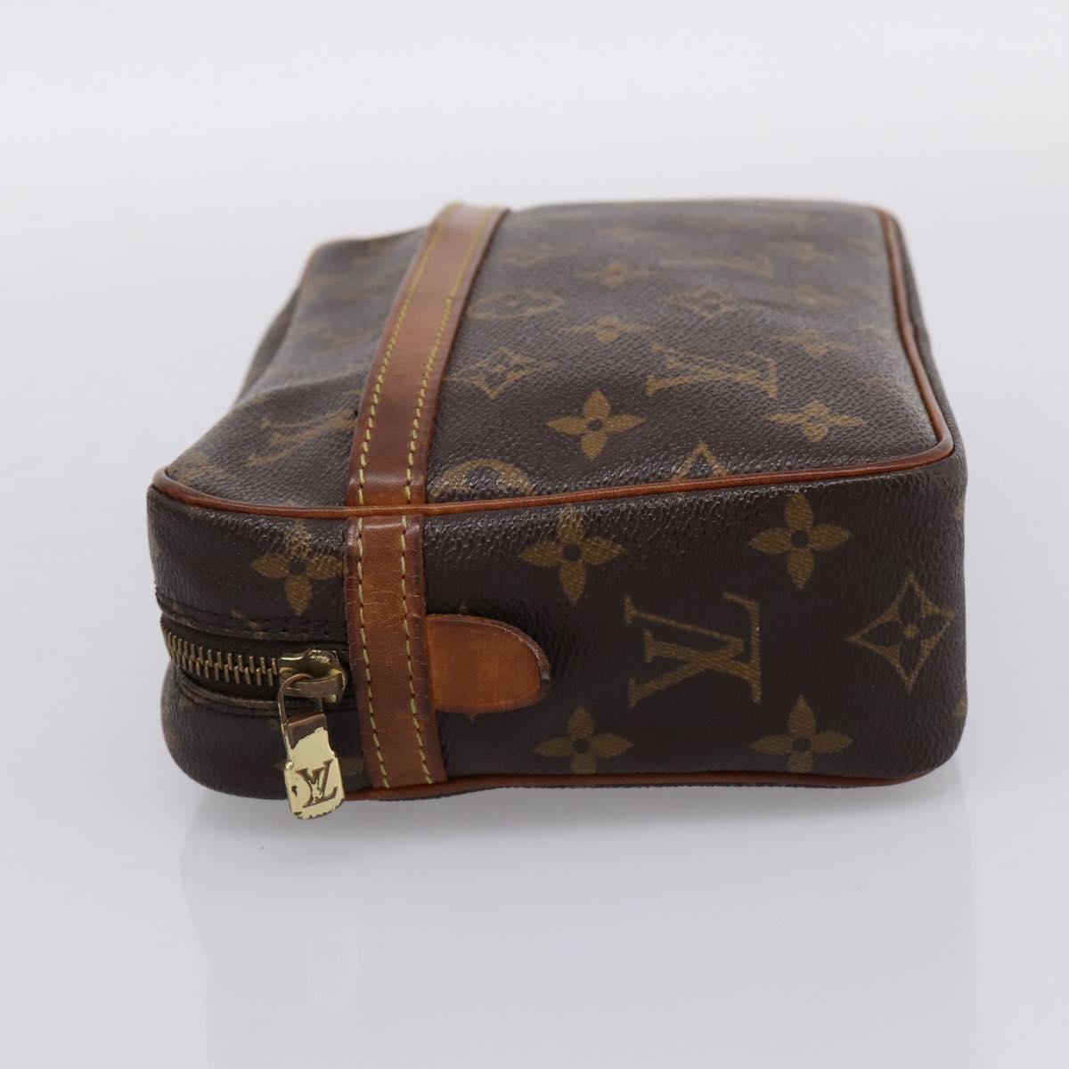 LOUIS VUITTON Monogram Compiegne 23 Clutch Bag M51847 LV Auth 205134A