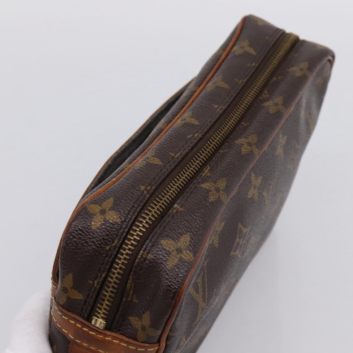 LOUIS VUITTON Monogram Compiegne 23 Clutch Bag M51847 LV Auth 205134A