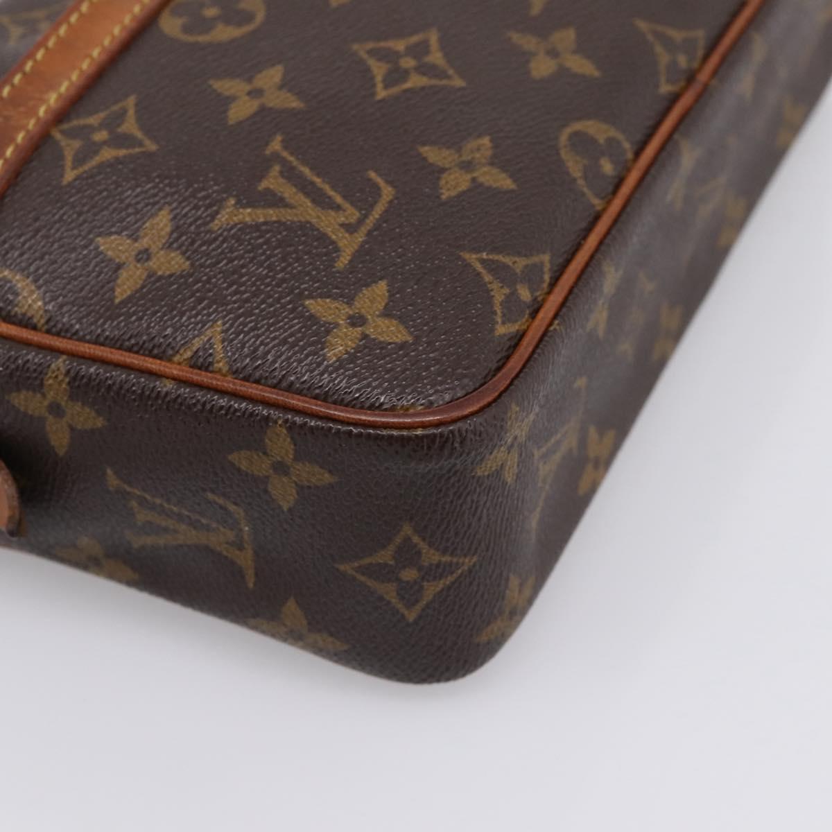 LOUIS VUITTON Monogram Compiegne 23 Clutch Bag M51847 LV Auth 205134A