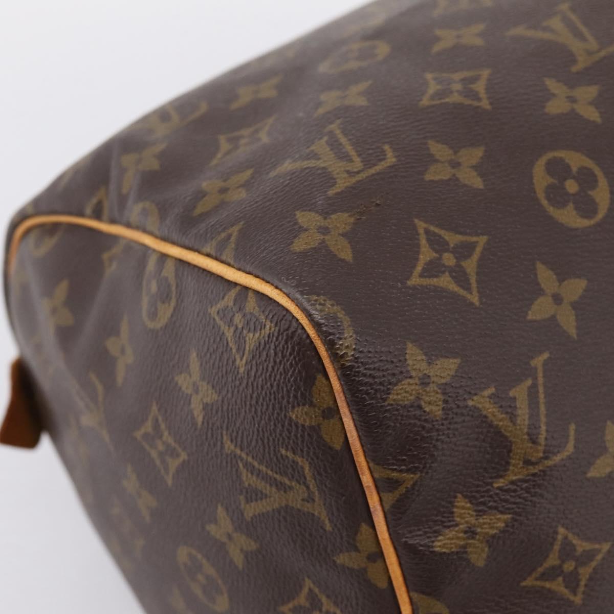 LOUIS VUITTON Monogram Speedy 30 Hand Bag M41526 LV Auth 205136