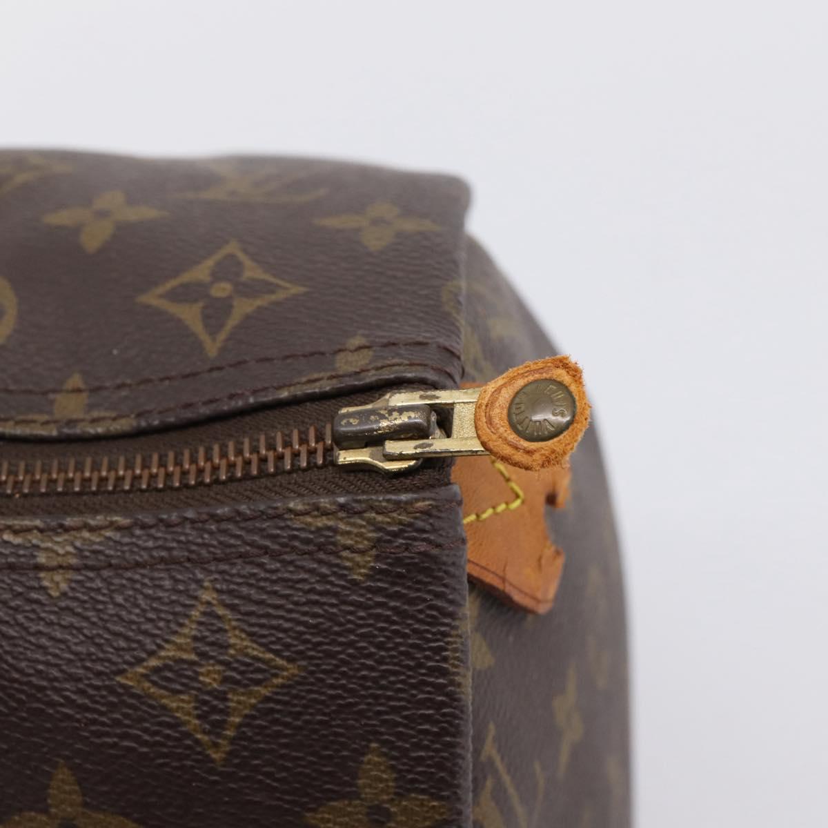 LOUIS VUITTON Monogram Speedy 30 Hand Bag M41526 LV Auth 205136