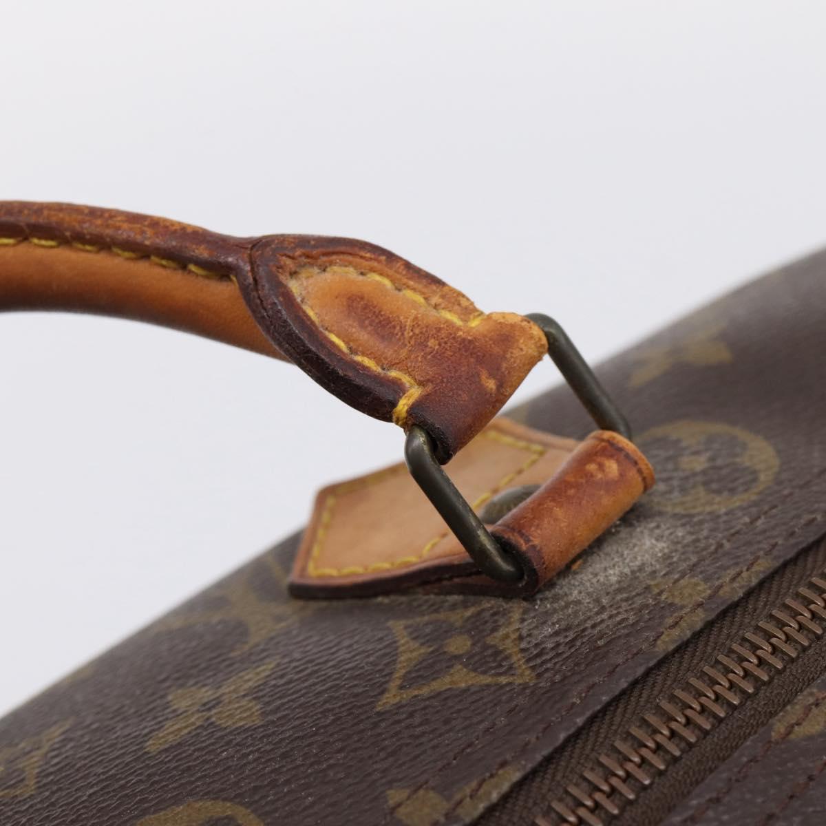 LOUIS VUITTON Monogram Speedy 30 Hand Bag M41526 LV Auth 205136
