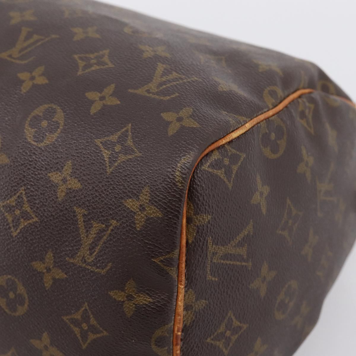 LOUIS VUITTON Monogram Speedy 30 Hand Bag M41526 LV Auth 205139
