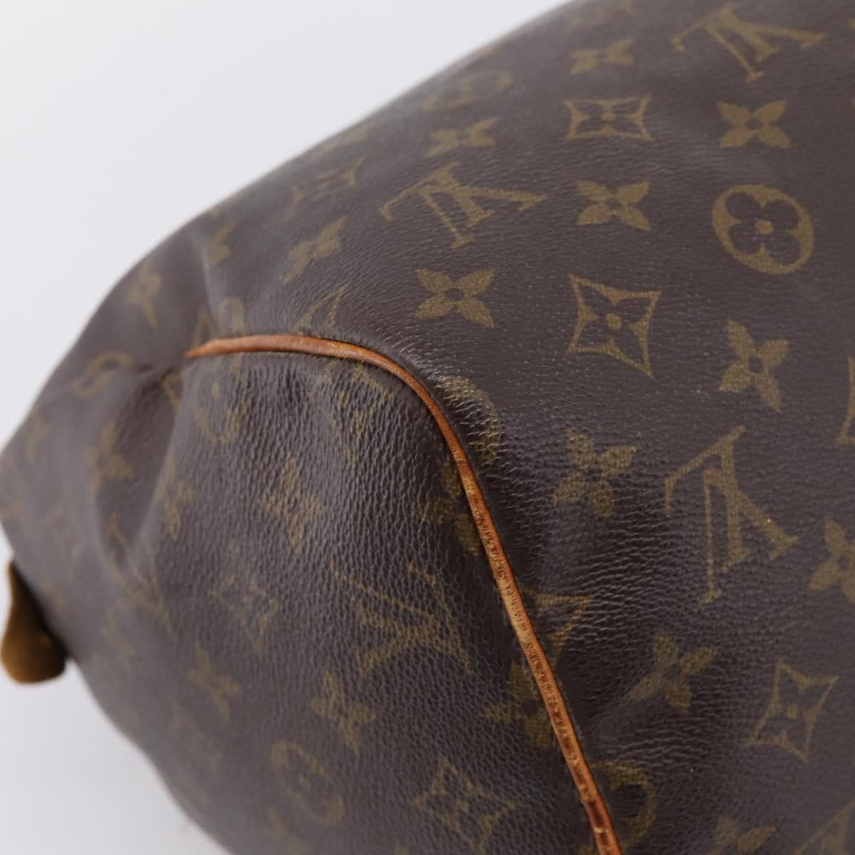 LOUIS VUITTON Monogram Speedy 30 Hand Bag M41526 LV Auth 205139