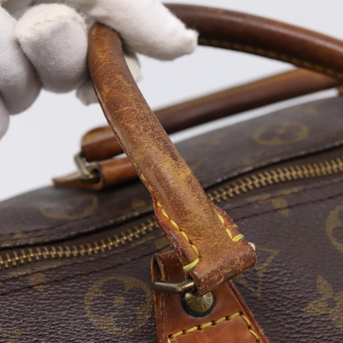 LOUIS VUITTON Monogram Speedy 30 Hand Bag M41526 LV Auth 205139