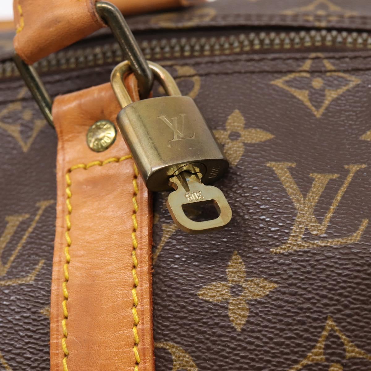 LOUIS VUITTON Monogram Keepall 50 Boston Bag M41426 LV Auth 205140A