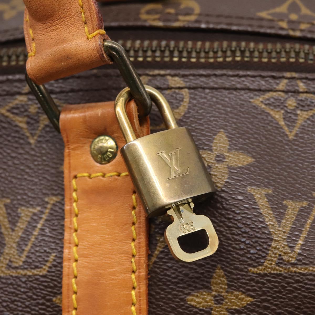 LOUIS VUITTON Monogram Keepall 50 Boston Bag M41426 LV Auth 205140A