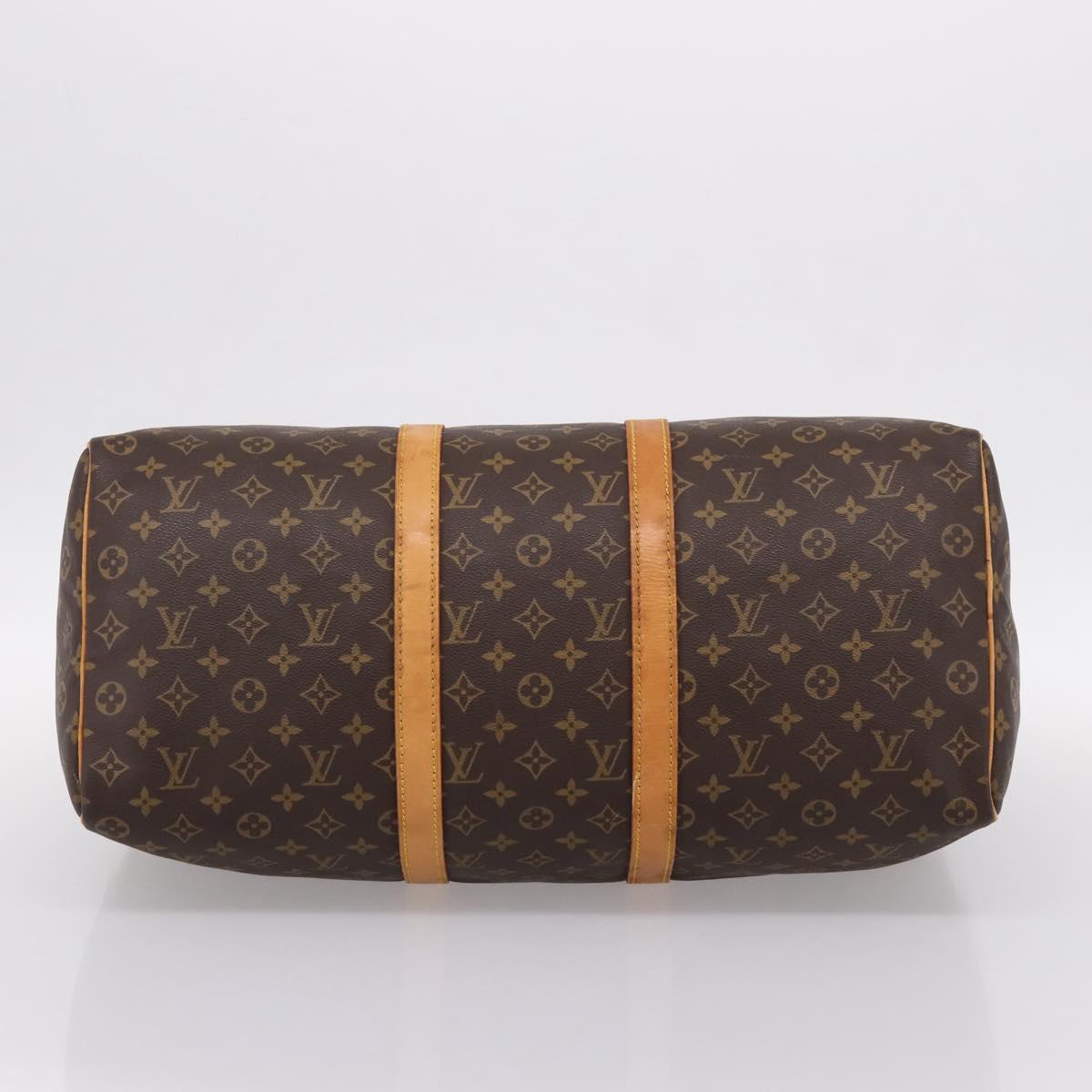 LOUIS VUITTON Monogram Keepall 50 Boston Bag M41426 LV Auth 205140A