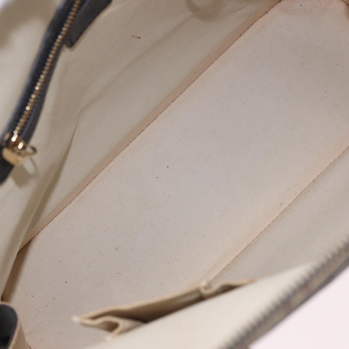 LOUIS VUITTON Monogram Mini Alma Haut Hand Bag Blue M92202 LV Auth 205142
