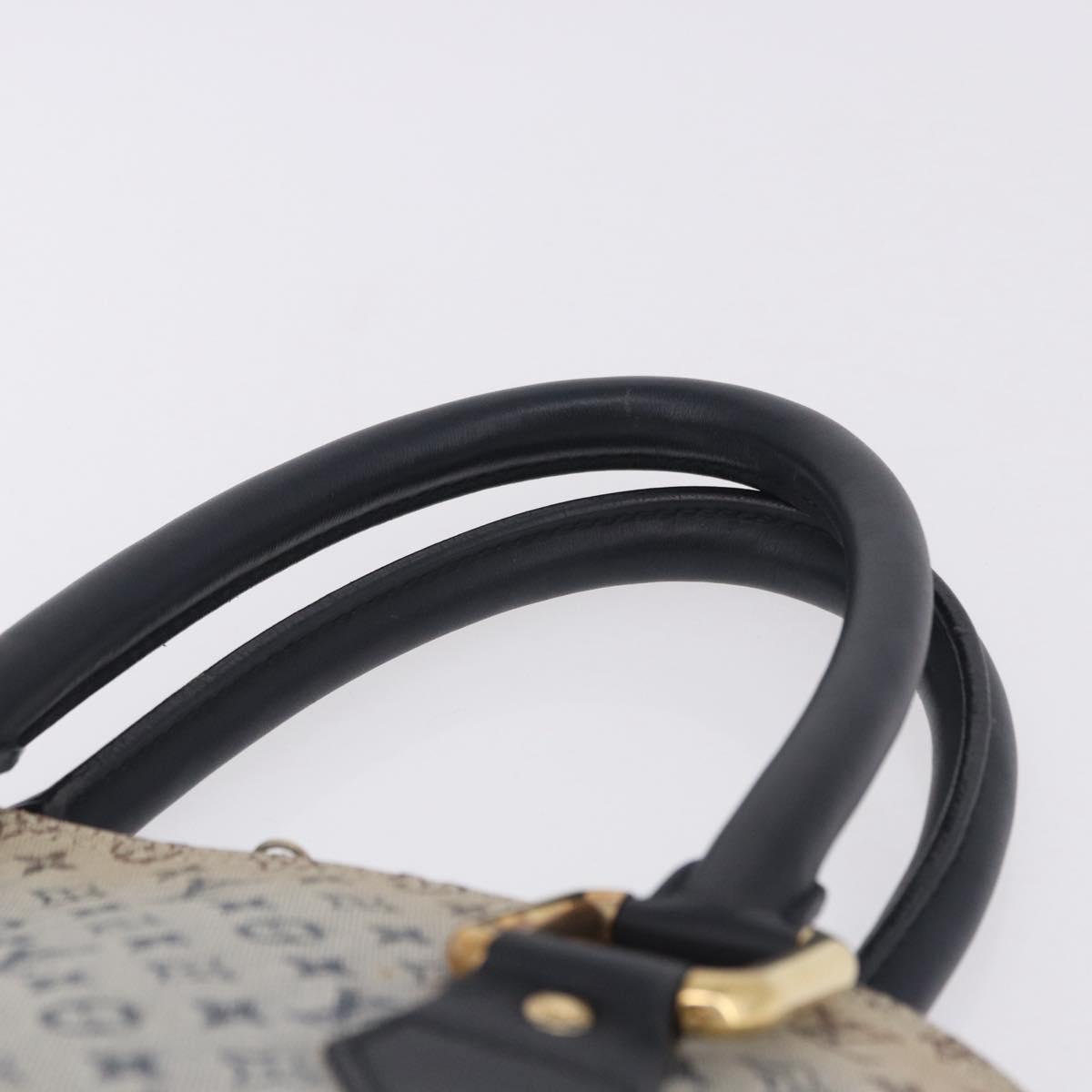 LOUIS VUITTON Monogram Mini Alma Haut Hand Bag Blue M92202 LV Auth 205142