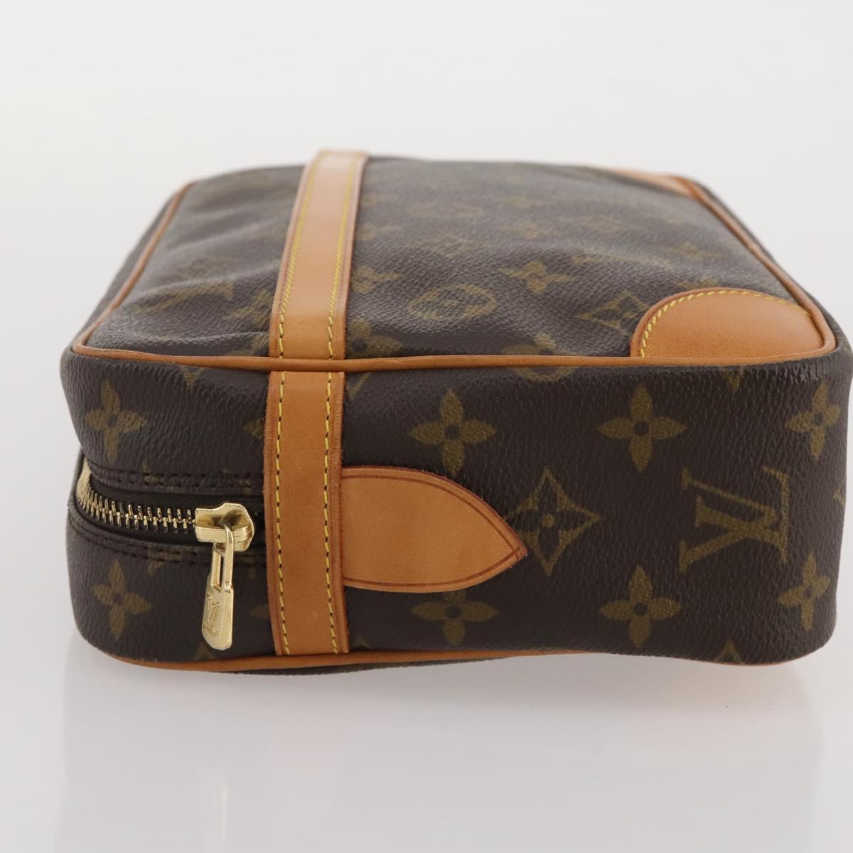 LOUIS VUITTON Monogram Compiegne 28 Clutch Bag M51845 LV Auth 205143A
