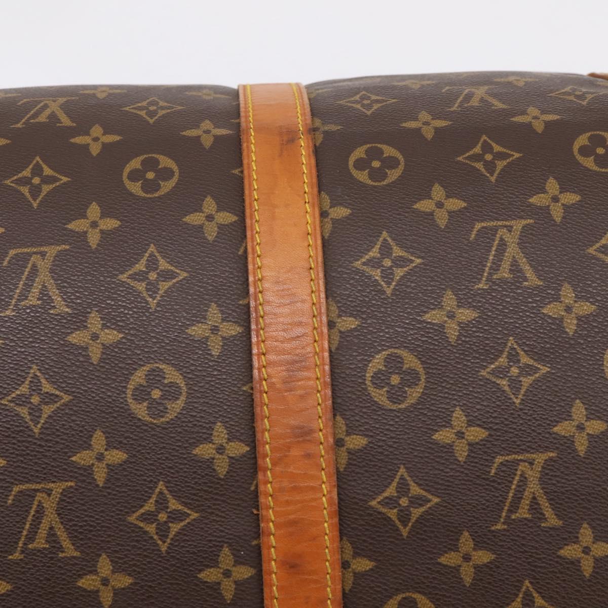 LOUIS VUITTON Monogram Keepall Bandouliere 60 Boston Bag M41412 LV Auth 205147V