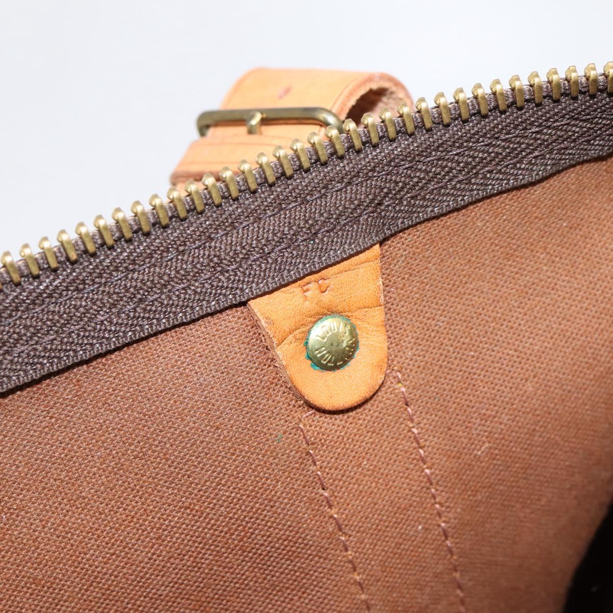 LOUIS VUITTON Monogram Keepall Bandouliere 60 Boston Bag M41412 LV Auth 205147V