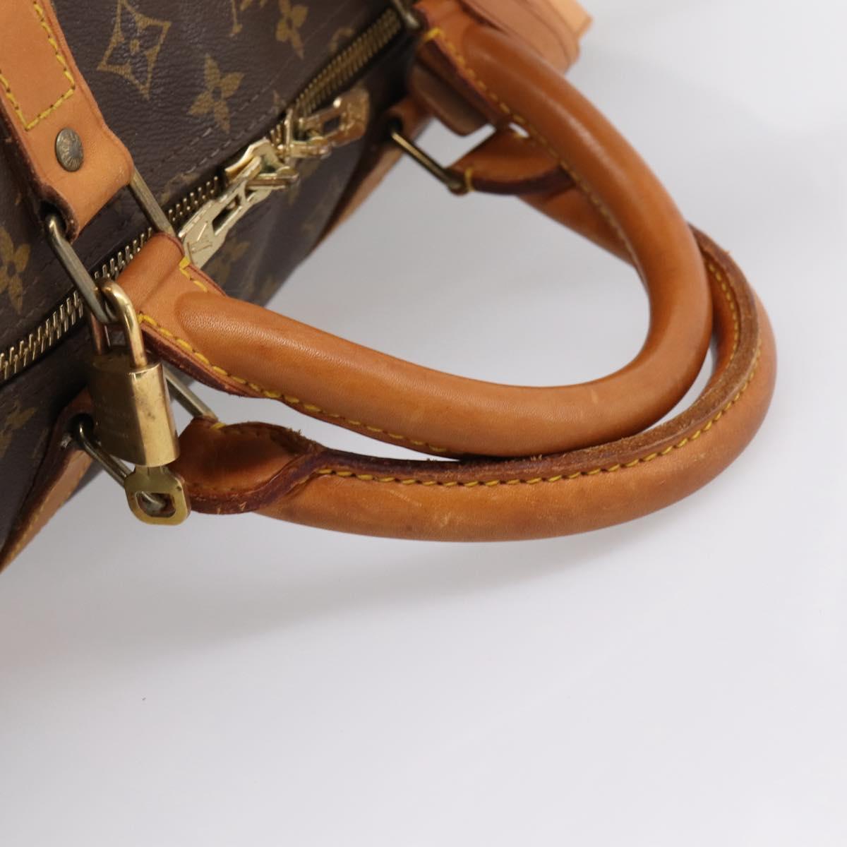 LOUIS VUITTON Monogram Keepall Bandouliere 60 Boston Bag M41412 LV Auth 205147V
