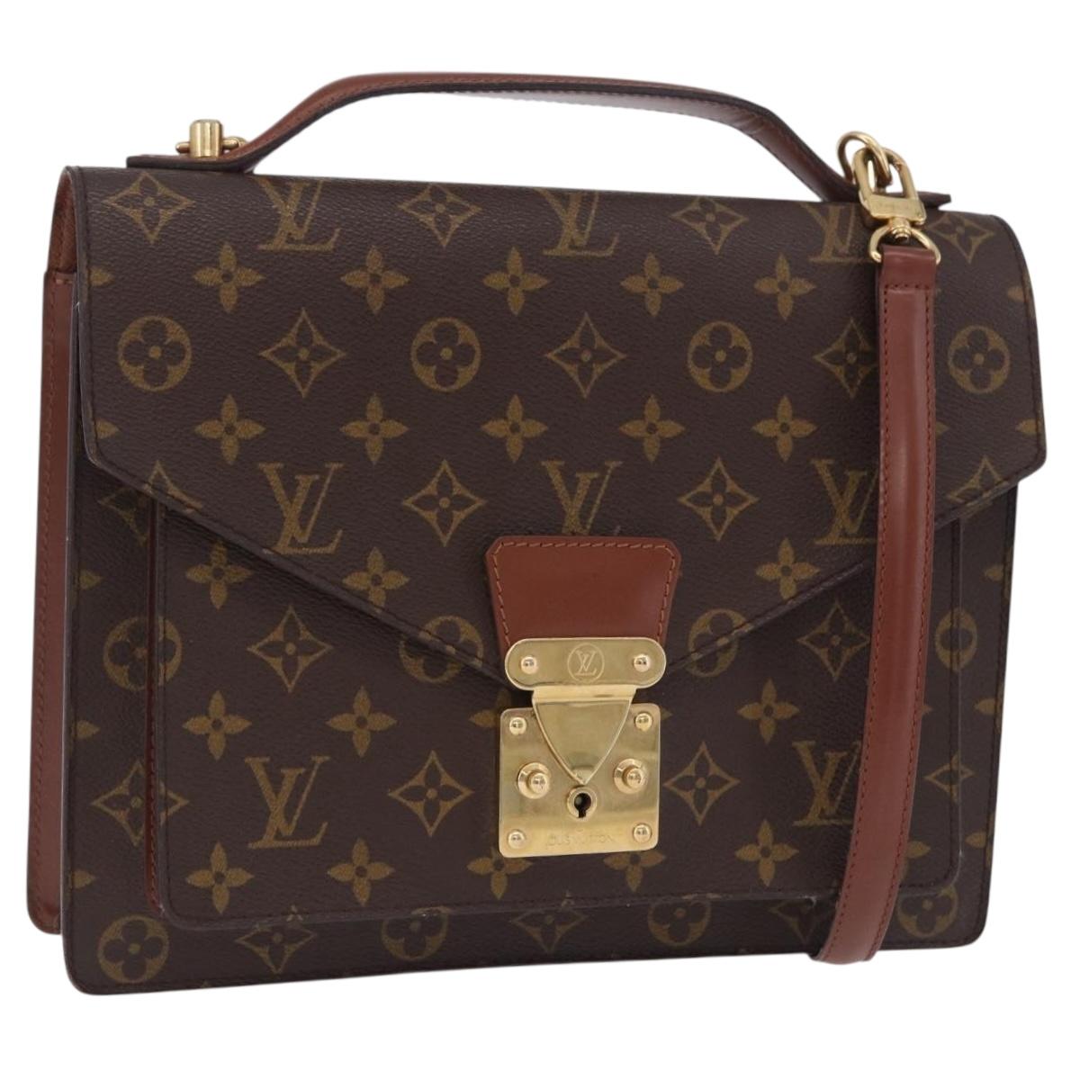 LOUIS VUITTON Monogram Monceau 28 Hand Bag M51185 LV Auth 205153V
