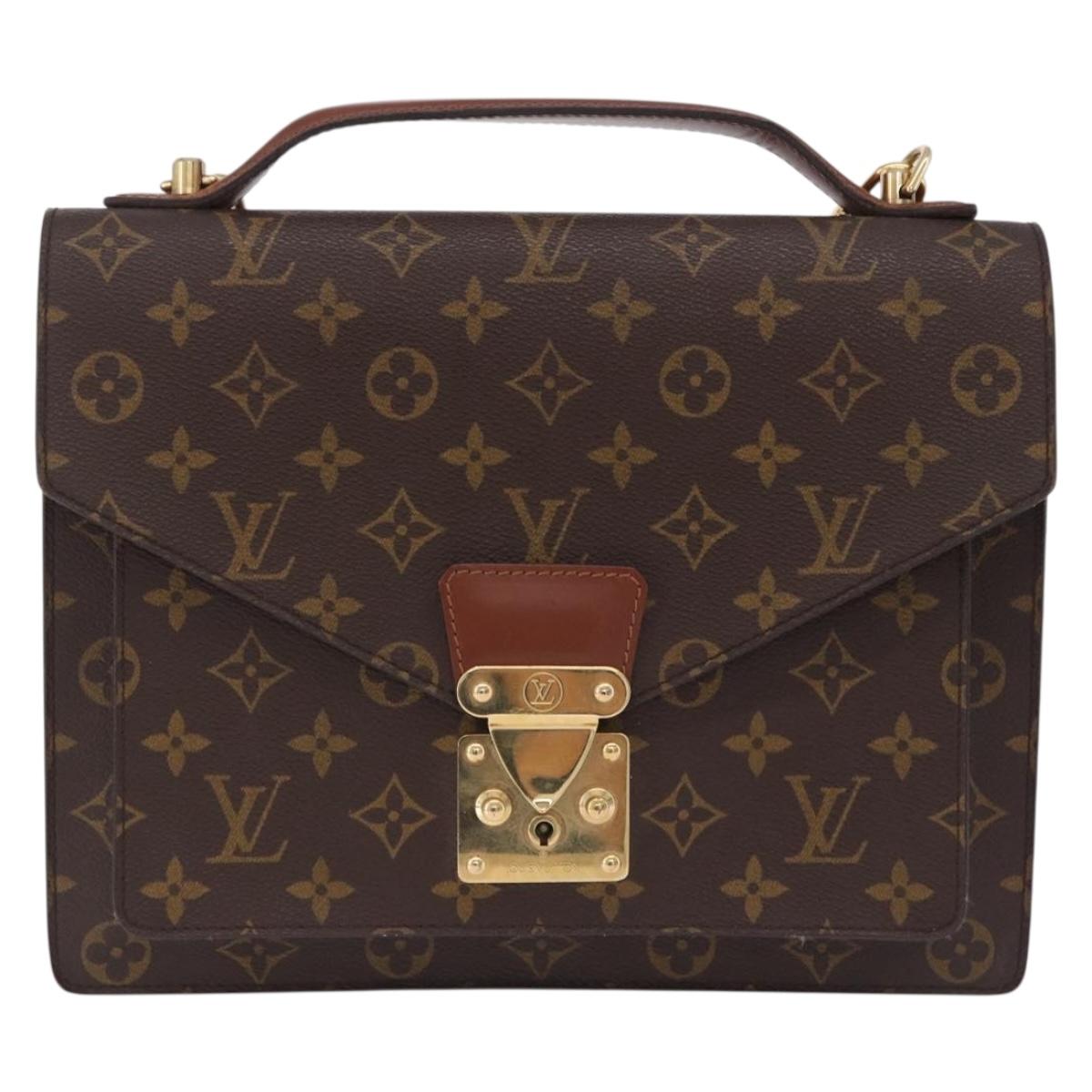 LOUIS VUITTON Monogram Monceau 28 Hand Bag M51185 LV Auth 205153V