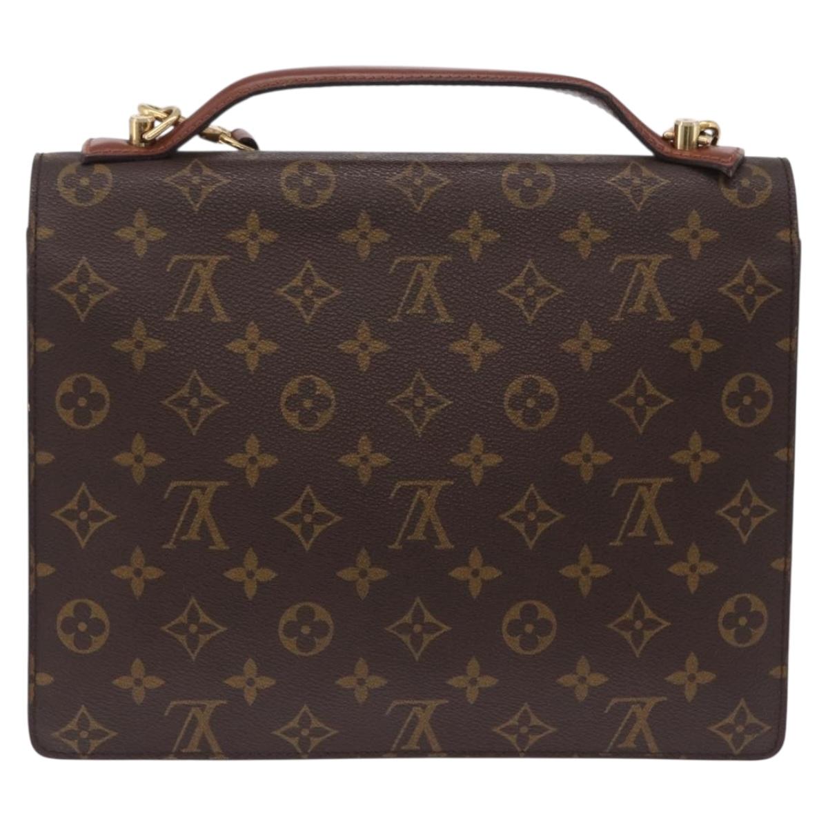 LOUIS VUITTON Monogram Monceau 28 Hand Bag M51185 LV Auth 205153V
