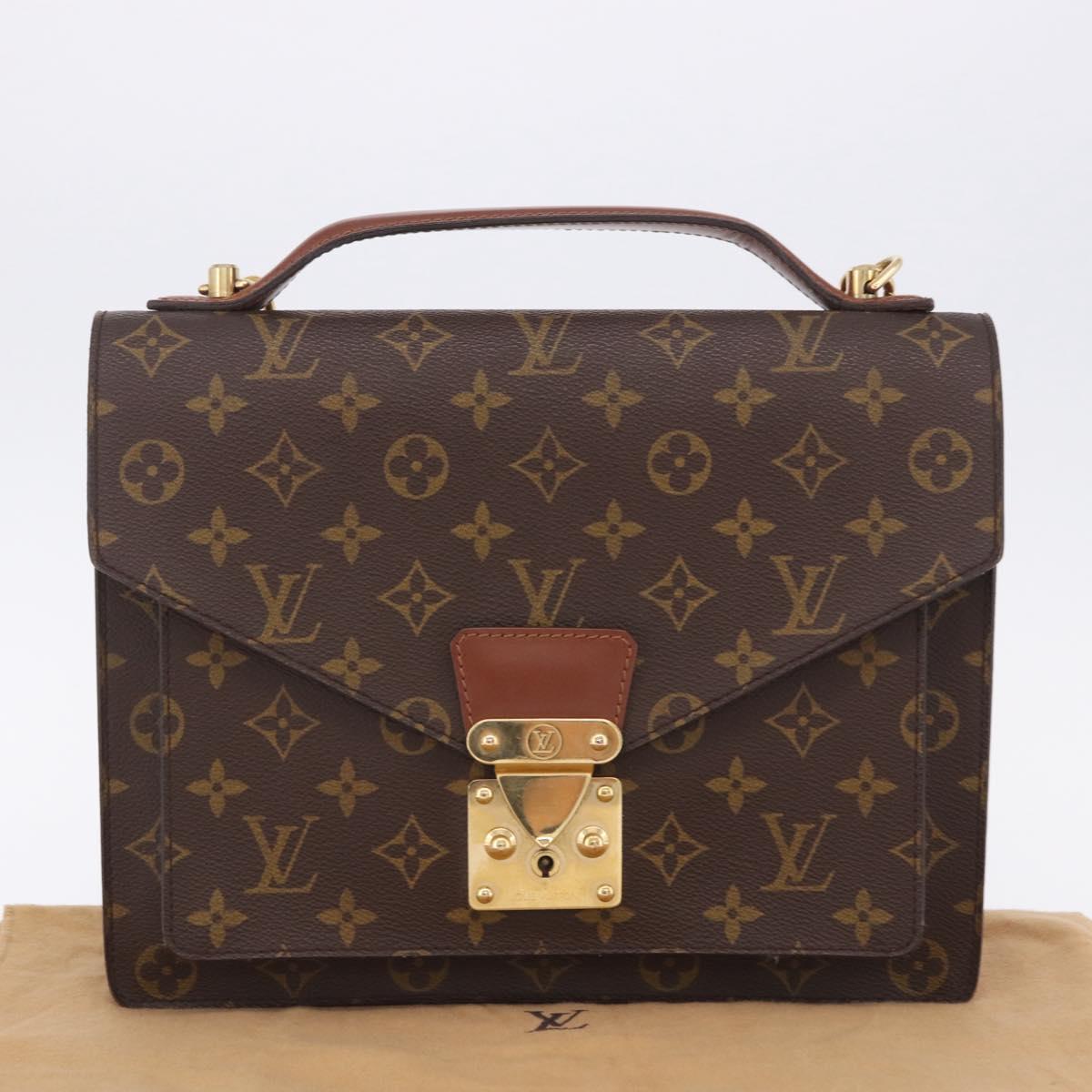 LOUIS VUITTON Monogram Monceau 28 Hand Bag M51185 LV Auth 205153V