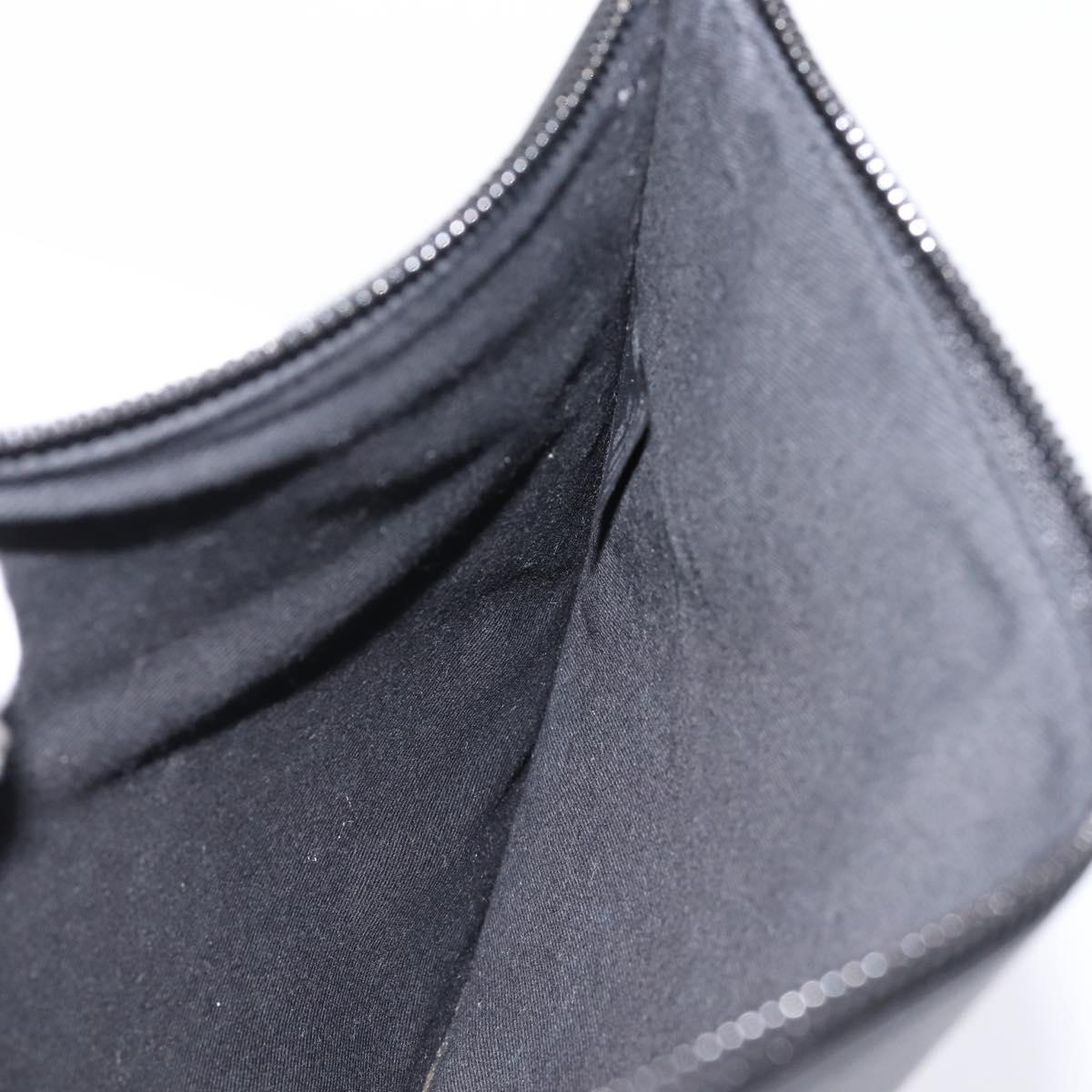 Maison Margiela Clutch Bag Leather Black Auth 205155A