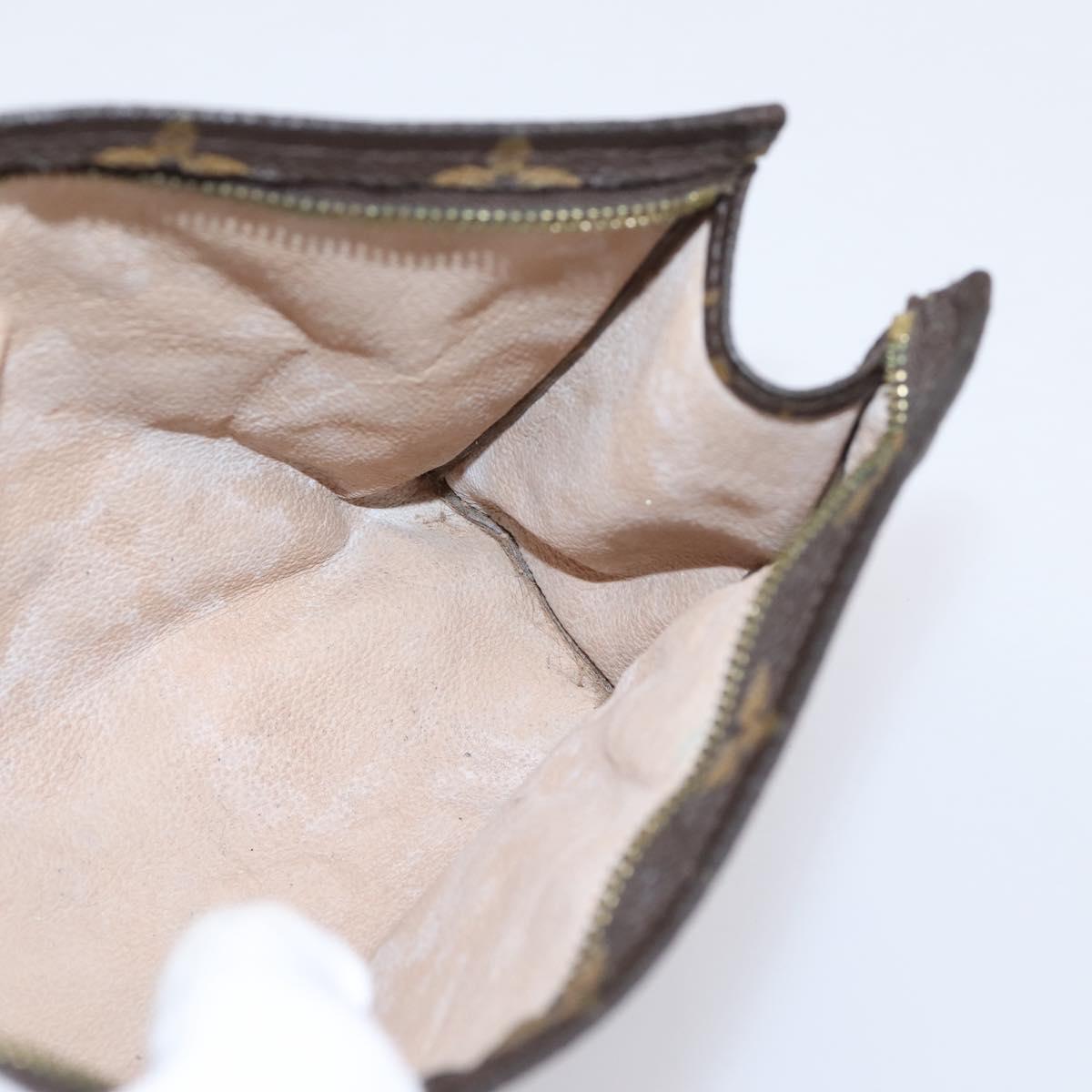 LOUIS VUITTON Monogram Poche Toilette 19 Pouch M47544 LV Auth 205157
