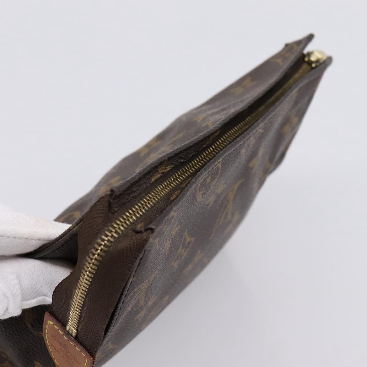 LOUIS VUITTON Monogram Poche Toilette 19 Pouch M47544 LV Auth 205157
