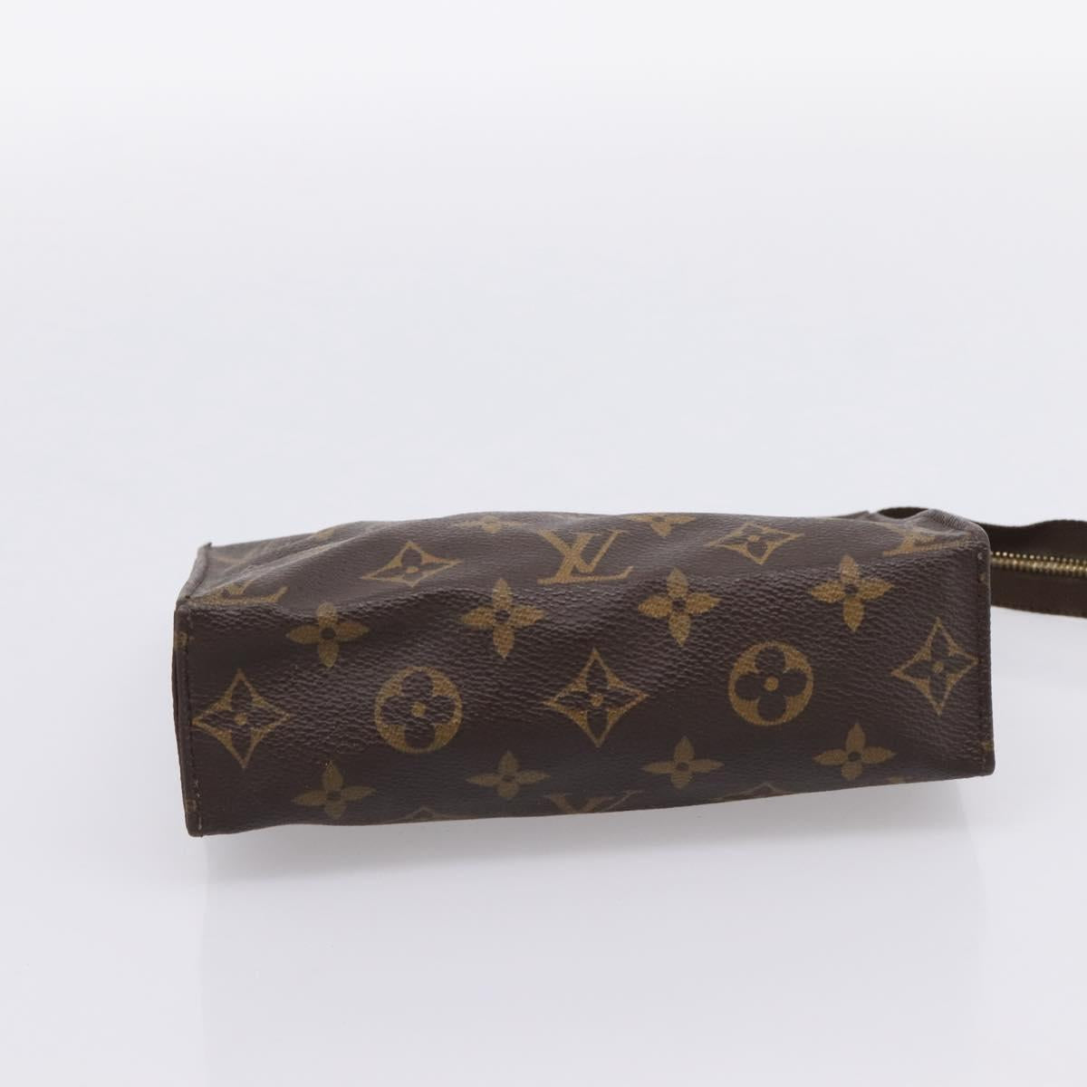 LOUIS VUITTON Monogram Poche Toilette 19 Pouch M47544 LV Auth 205157