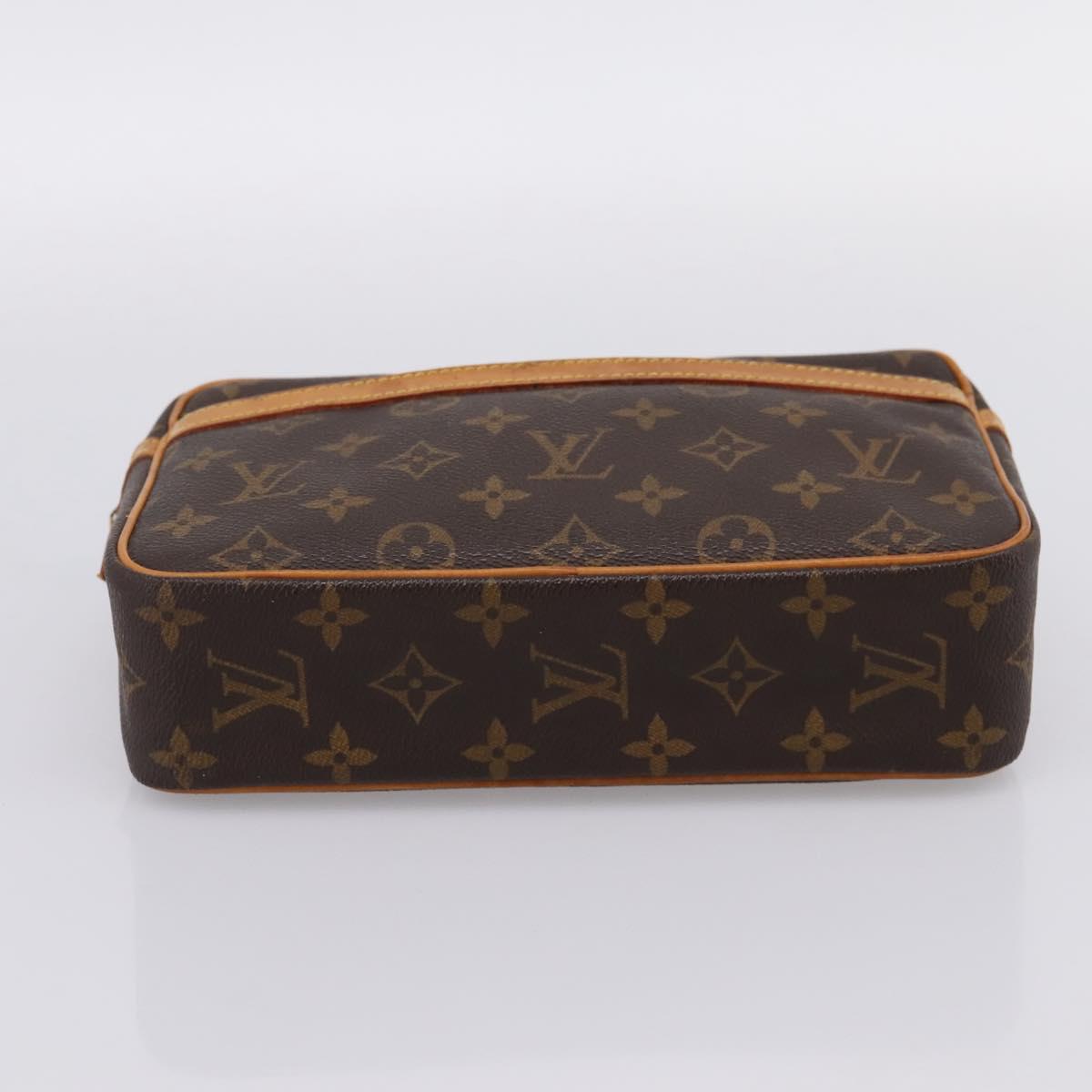 LOUIS VUITTON Monogram Compiegne 23 Clutch Bag M51847 LV Auth 205162