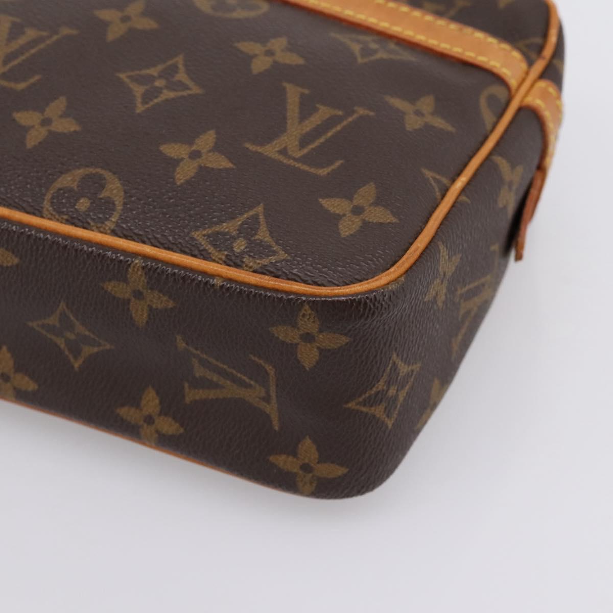 LOUIS VUITTON Monogram Compiegne 23 Clutch Bag M51847 LV Auth 205162