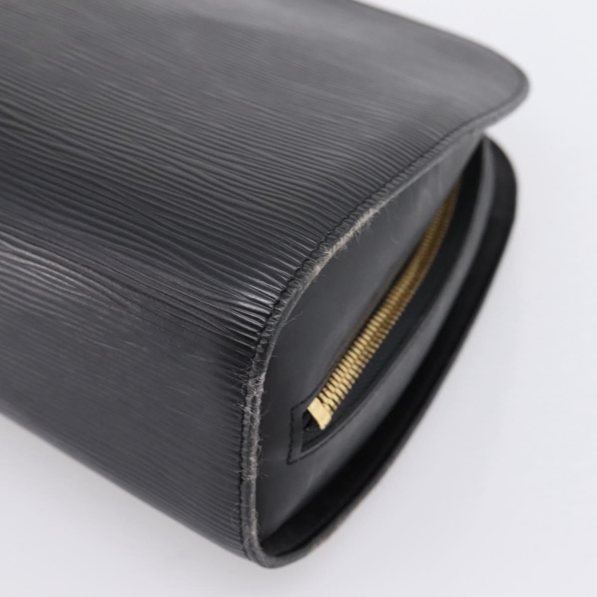 LOUIS VUITTON Epi Dauphine GM Cosmetic Pouch Black M48432 LV Auth 205168