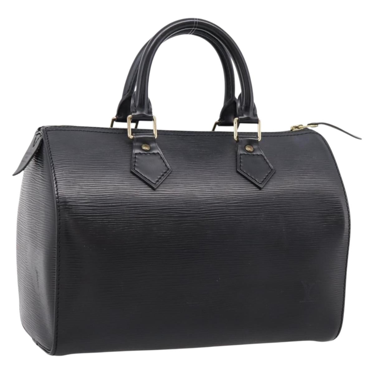 LOUIS VUITTON Epi Speedy 25 Hand Bag Black M59042 LV Auth 205171V